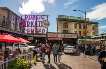 Front of Pike Place Market