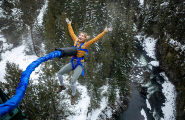 Winter Bungee Jumping