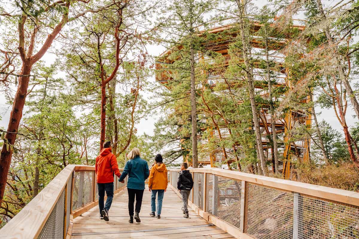 Family-Walking-Malahat-Skywalk