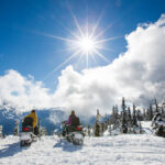 Group on Snowmobiles with The Adventure Group / Credit: Tourism Whistler/Claire Lang