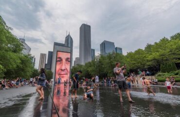 Chicago Crown Fountain Millennium Park