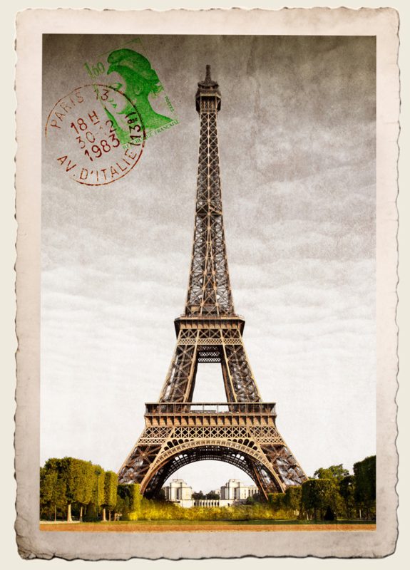 eiffel-postcard