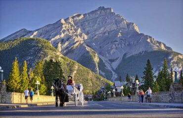 Horse Dawn Carriage on Banff Avenue