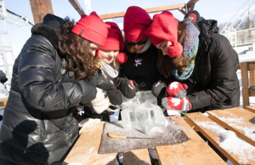 Ice Sculpture at Carnival