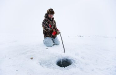 Ice fishing