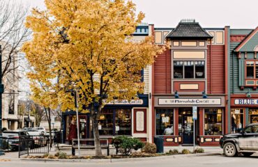 Downtown Kelowna at Pandosy Street & West Avenue