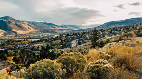 Downtown Kamloops in Fall