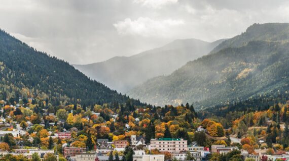 Nelson, BC in the fall