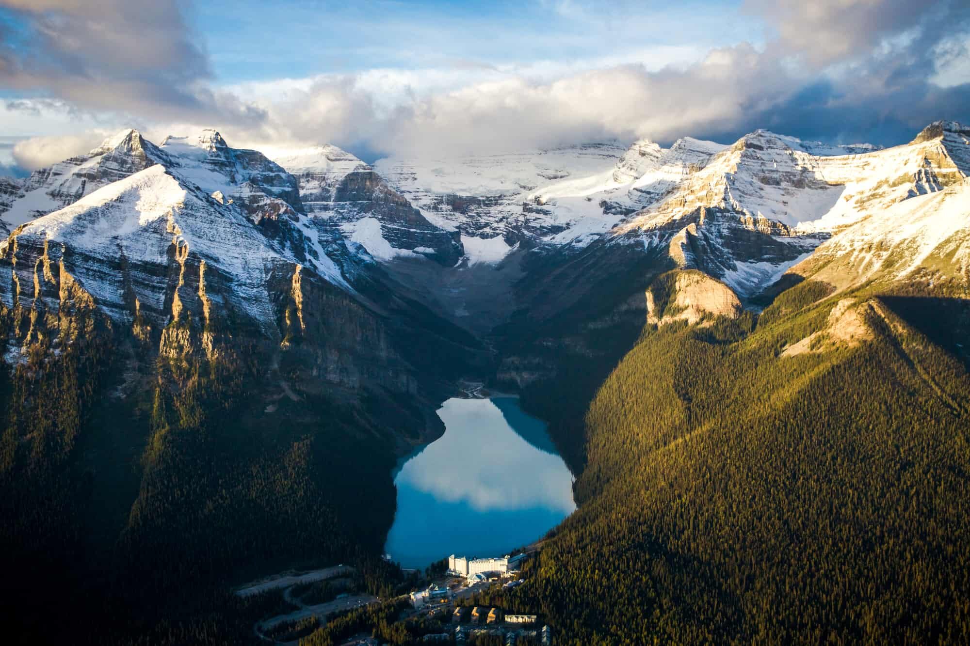 lake-louise-aerial