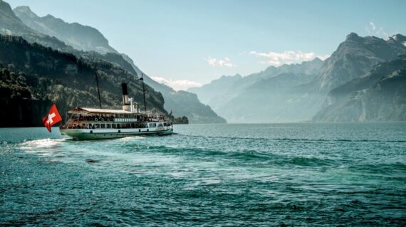 Lake Lucerne paddle steamer