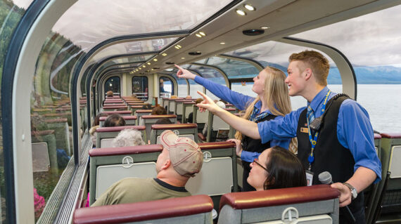 GoldStar Service in Alaska Rail Car