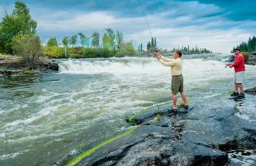 Fishing at Twin Falls Resort