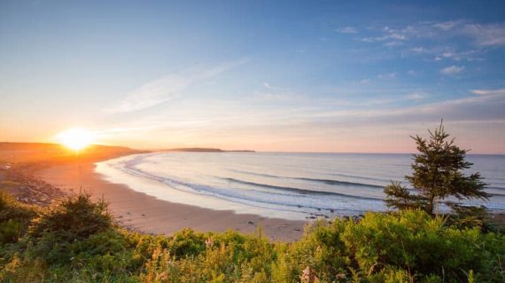 Sunrise at Lawrencetown Beach